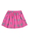 Shop Bobo Choses Snail Pattern Skirt In 粉色