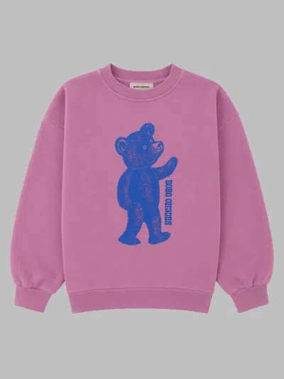 Bobo Choses Softpaw Monster Sweatshirt For Kids In Pink