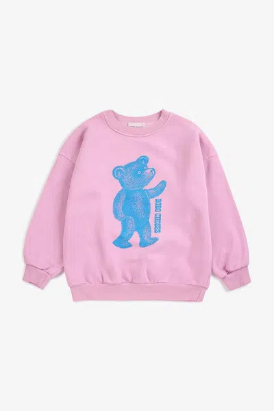 Bobo Choses Softpaw Monster Sweatshirt In Pink