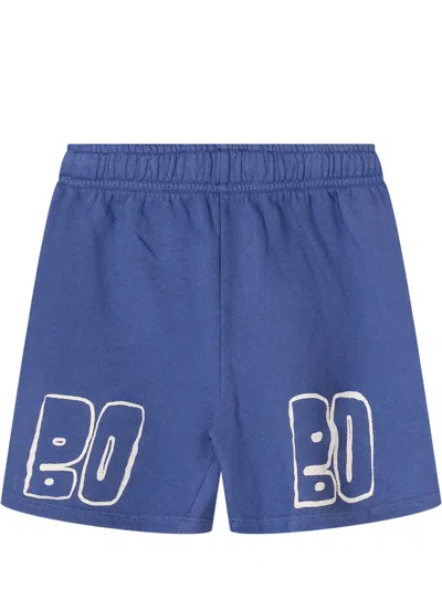 Bobo Choses Stampaint Logo Bermuda Shorts In Blue