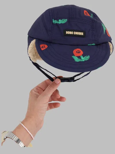 Bobo Choses Stamps Bloom All Over Winter Cap In Multi
