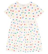 Bobo Choses Star-print Cotton Minidress In Beige