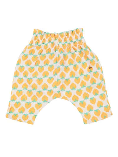 Bobo Choses Strawberry All Over Woven Pants In Multi