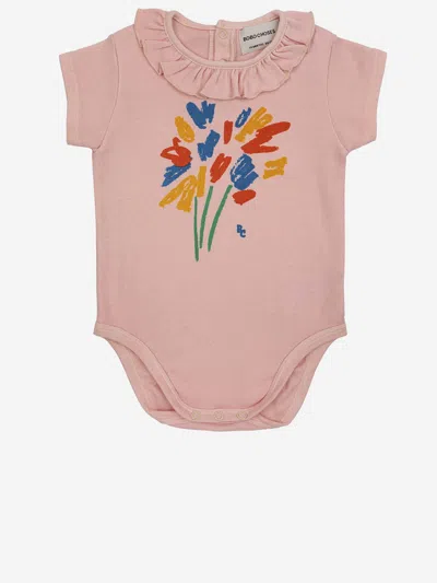 Bobo Choses Babies' Organic Cotton Bodysuit In Pink