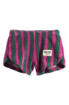 Bobo Choses Stripe Terry Cloth Shorts In Multi