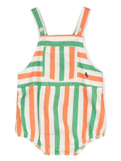 Bobo Choses Babies' Striped Cotton Body In Neutrals