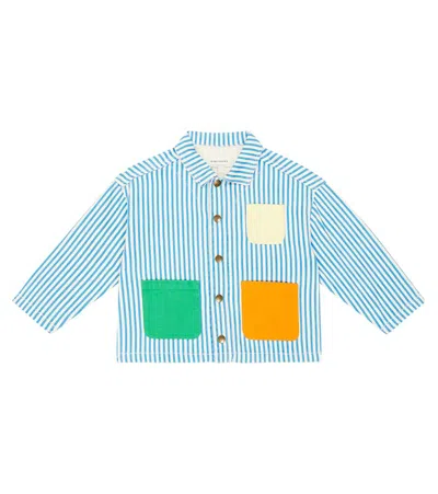 Bobo Choses Kids' Jacke Aus Baumwolle In Blue