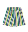Bobo Choses Striped Cotton Terry Shorts In Multicoloured