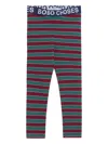 Bobo Choses Striped Leggings In Multi
