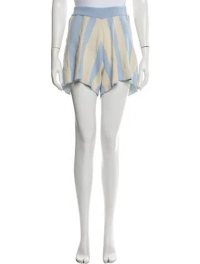 Pre-owned Bobo Choses Striped Mini Shorts In Blue