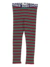 Bobo Choses Striped Ribbed Leggings In Multi