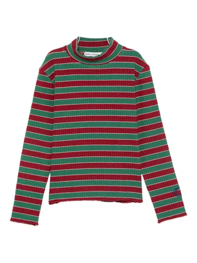 Bobo Choses Kids' Striped Ribbed Sweater In Multi