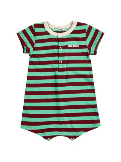 Bobo Choses Babies' Striped Romper In Multi