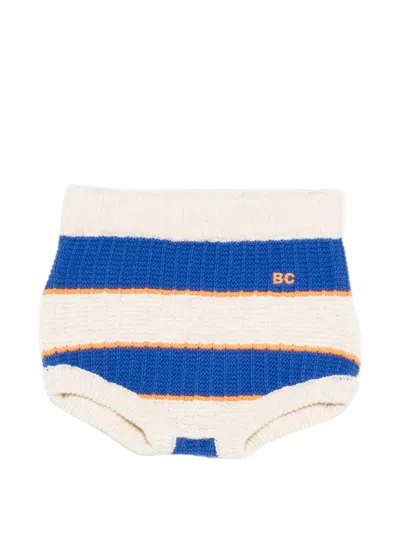 Bobo Choses Babies' Striped Shorts In Neutral
