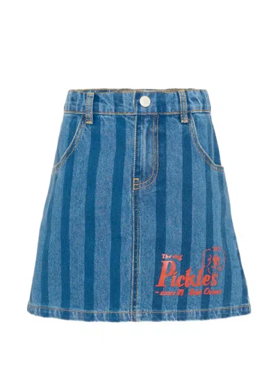 Bobo Choses Kids' Striped Skirt In Blue