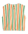 Bobo Choses Striped Sleeveless T-shirt In White