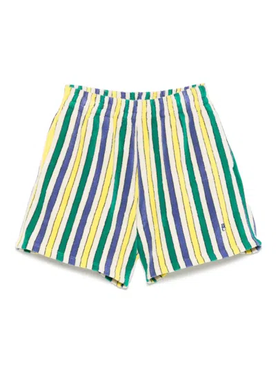 BOBO CHOSES STRIPED TERRY-CLOTH SHORTS