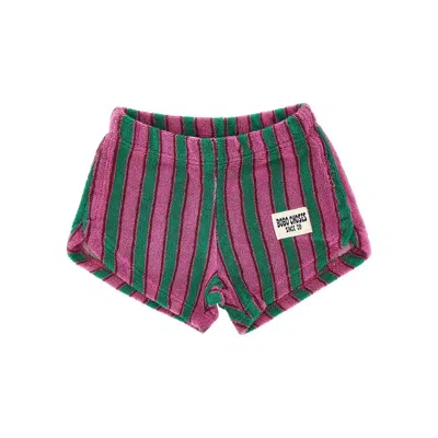 Bobo Choses Striped Terry Shorts Kids In Multi