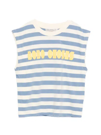 Bobo Choses Kids' Striped Vest In Blue