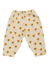 Bobo Choses Sunflower All Over Jogging Pants In Beige