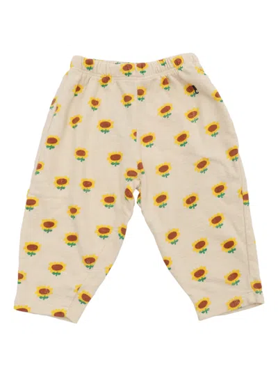 Bobo Choses Kids' Sunflower All Over Jogging Pants In Neutral
