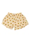 Bobo Choses Printed Cotton Shorts In White