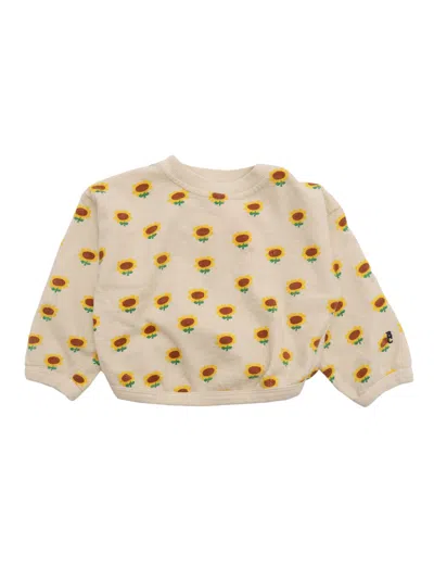 Bobo Choses Kids' Sunflower All Over Sweatshirt In Neutral