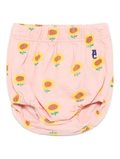 Bobo Choses Babies' Sunflower Bloomer In Pink