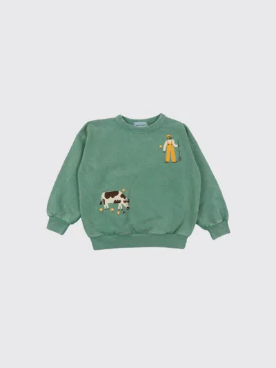 Bobo Choses Kids' セーター  ボーイ カラー グリーン In Green