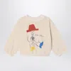Bobo Choses Sweatshirt Magic Flute Player Ivory In Black