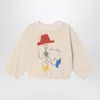 BOBO CHOSES SWEATSHIRT MAGIC FLUTE PLAYER IVORY