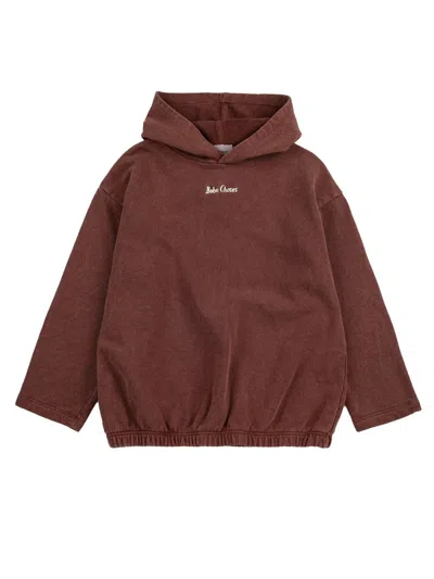 Bobo Choses Sweatshirt With Logo In Brown