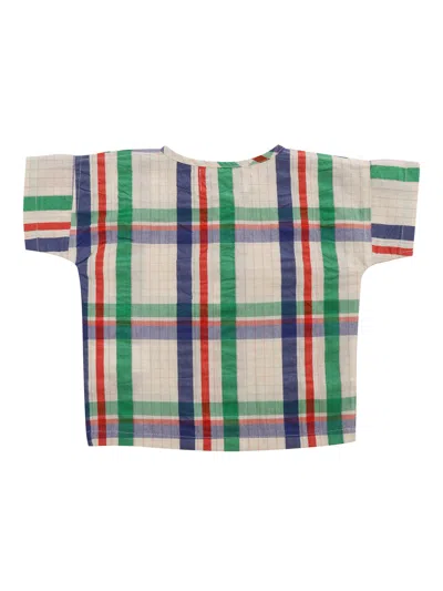 Bobo Choses Kids' T-shirt Check In Multicolor