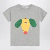 Bobo Choses T-shirt Happy Dog Gray In Grey