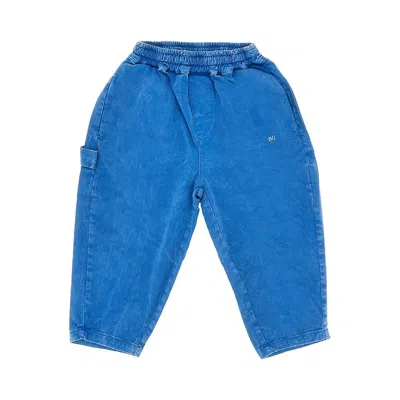 Bobo Choses Tag Woven Pants In Blue
