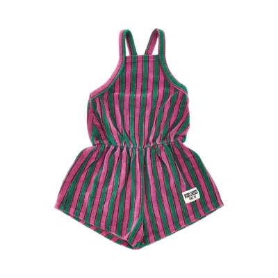 Bobo Choses Terry Cloth Short Romper Suit Kids In Multi