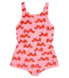 Bobo Choses Swirl-print Tank Playsuit In Pink