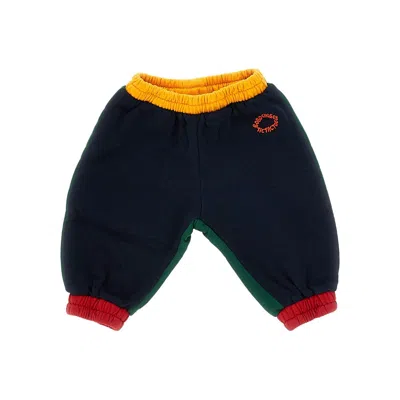 Bobo Choses "tic Tac Toe" Color Block Sweatpants Kids In Black