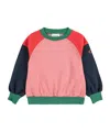 Bobo Choses Tic Tac Toe Color Block Sweatshirt In Multi