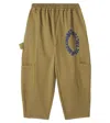 Bobo Choses Tic Tac Toe Cotton-blend Cargo Pants In Green