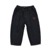 Bobo Choses Pinstriped Trousers In Black
