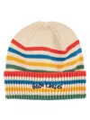 Bobo Choses "tic Tac Toe" Knited Striped Beanie
