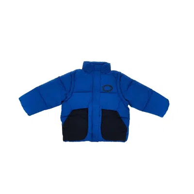 Bobo Choses 'tic Tac Toe' Padded Jacket Kids In Blue