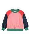 Bobo Choses Tic Tac Toe Sweatshirt In Pink