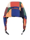 Bobo Choses Patchwork Quilted Trapper Hat In Multi