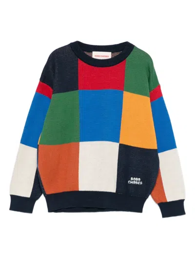 Bobo Choses Kids' Tiles Jumper In Blue