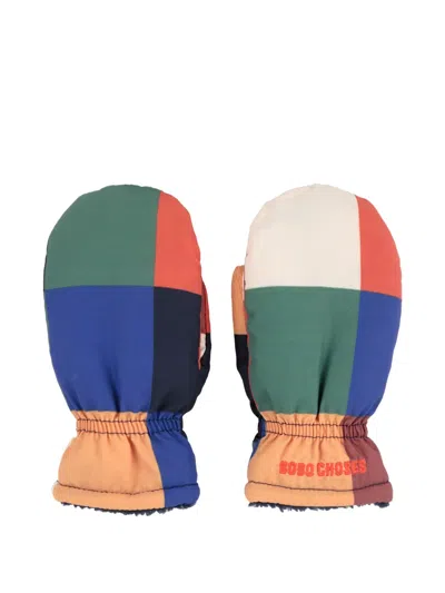 Bobo Choses Kids' Tiles Mittens In Multi