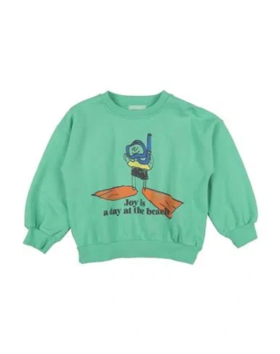 Bobo Choses Babies'  Toddler Boy Sweatshirt Green Size 6 Organic Cotton