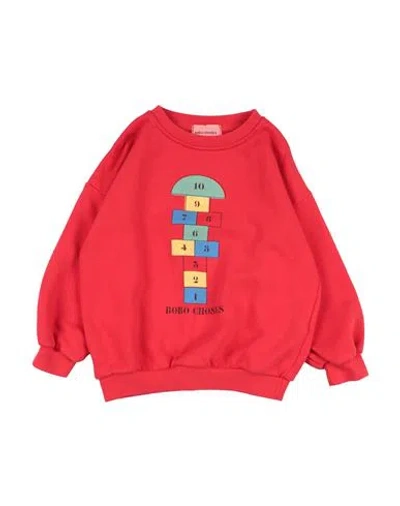 Bobo Choses Babies'  Toddler Boy Sweatshirt Red Size 4 Organic Cotton