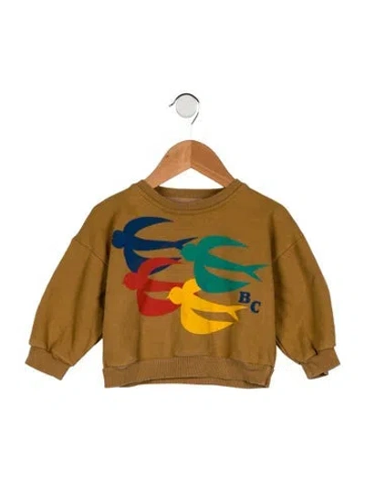 Pre-owned Bobo Choses Babies' Toddler Boys' Bird Graphic Sweatshirt In Neutral